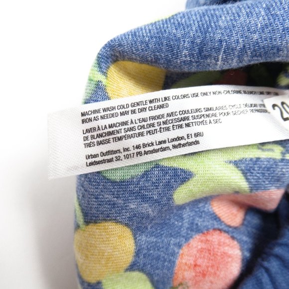 Olivia Wendel for Anthropologie Flannel Sleep Pants Blue Zebra Print XXS - Picture 10 of 12